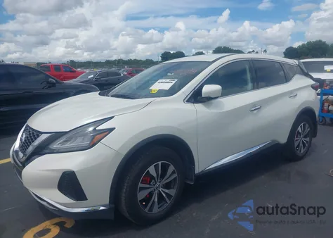 2022 Nissan Murano S Intelligent Awd z USA, uszkodzony, nr VIN 5N1AZ2ASXNC121965
